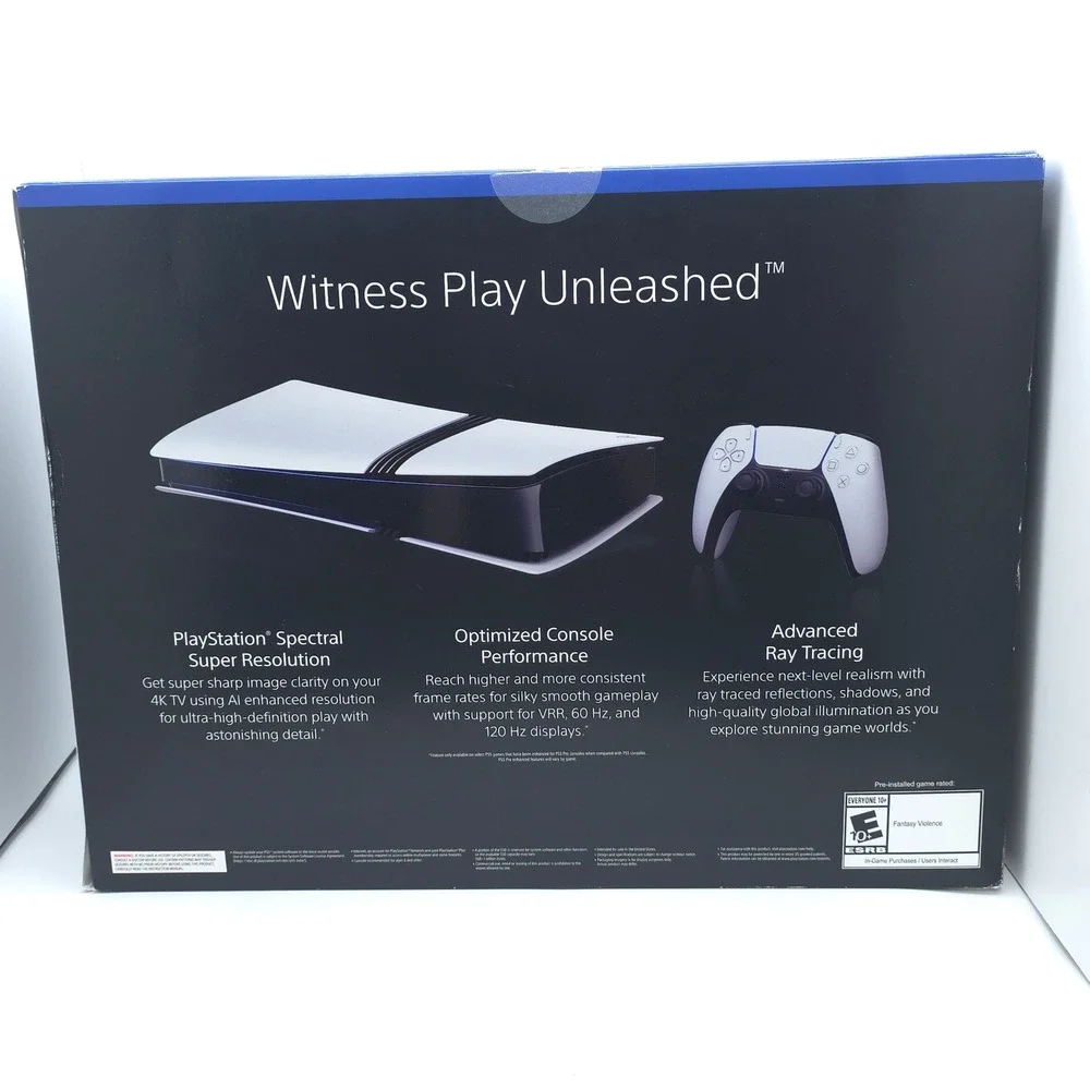 Sony PlayStation 5 Pro Box Only Retail Packaging Manuals Inserts 2TB Resell Box